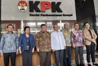 Konferensi pers Pansel Capim KPK dan KPK di Gedung Merah Putih KPK, Jakarta, Rabu (12/6/2024)