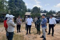 Ditreskrimsus Polda Jambi, BPBD Provinsi Jambi, Dinas Perkebunan Provinsi Jambi dan Dinas Lingkungan Hidup Provinsi Jambi sidak ke PT Erasakti Wira Forestama (EWF). (5/8/24) Dok: Istimewa