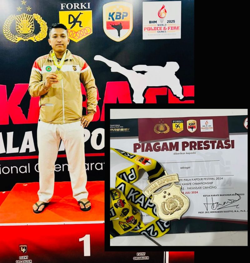 Bripda Radivan Personil Kompi 4 Yon A Por Satbrimob Polda Jambi di Event KAPOLRI CUP 2024 Bogor. Dok: Istimewa