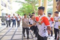 Wakapolda Melepas Keberangkatan Atlet Putra-Putri Ikuti Turnamen Bola Volly  Kapolri Cup Tahun 2024. Dok: Istimewa