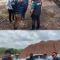 Subdit IV/Tipidter Ditreskrimsus Polda Jambi, Dinas ESDM Provinsi Jambi, Dinas Lingkungan Hidup (LHK) Provinsi Jambi, BPBD Provinsi Jambi melakukan pengecekan terbakarnya Batubara di Stockpile PT. Bumi Borneo Inti (BBI). Dok: Istimewa