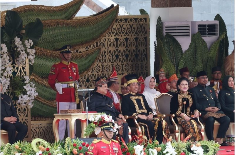 Prabowo Subianto Upacara HUT ke-79 RI. Dok: Instagram @Prabowo