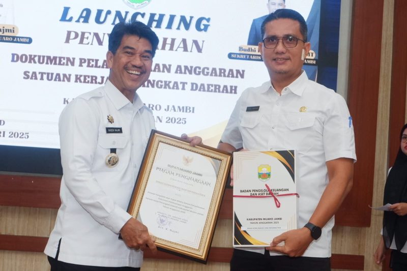 Pj Bupati Raden Najmi Launcing DPA SKPD Muaro Jambi 2025