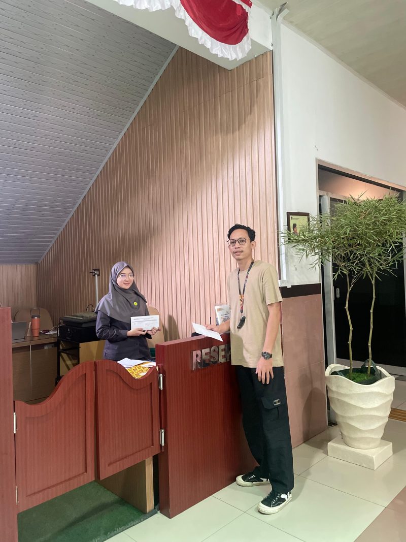 Dok.penerima surat pengaduan Kanwil DJBC SUMBAGSEL Palembang