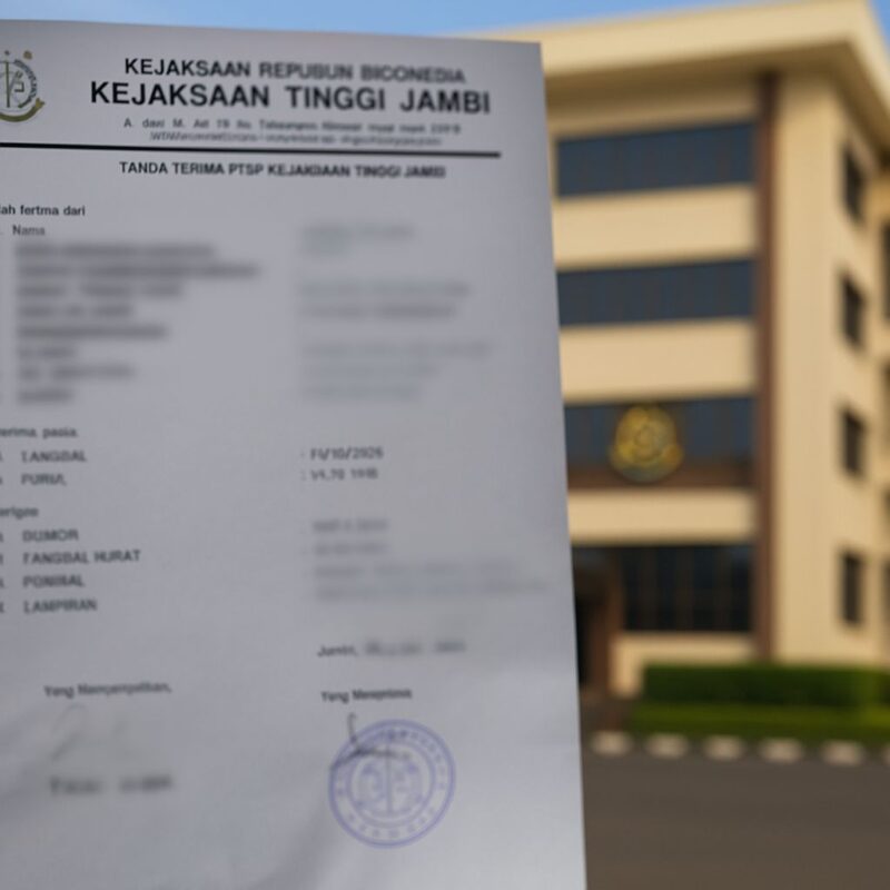 Dok.berita acara laporan kejati jambi