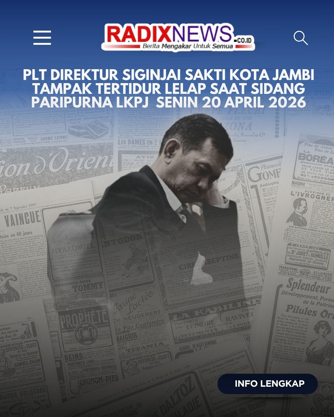 Dok. Plt Direktur PT Siginjai Sakti Kota Jambi